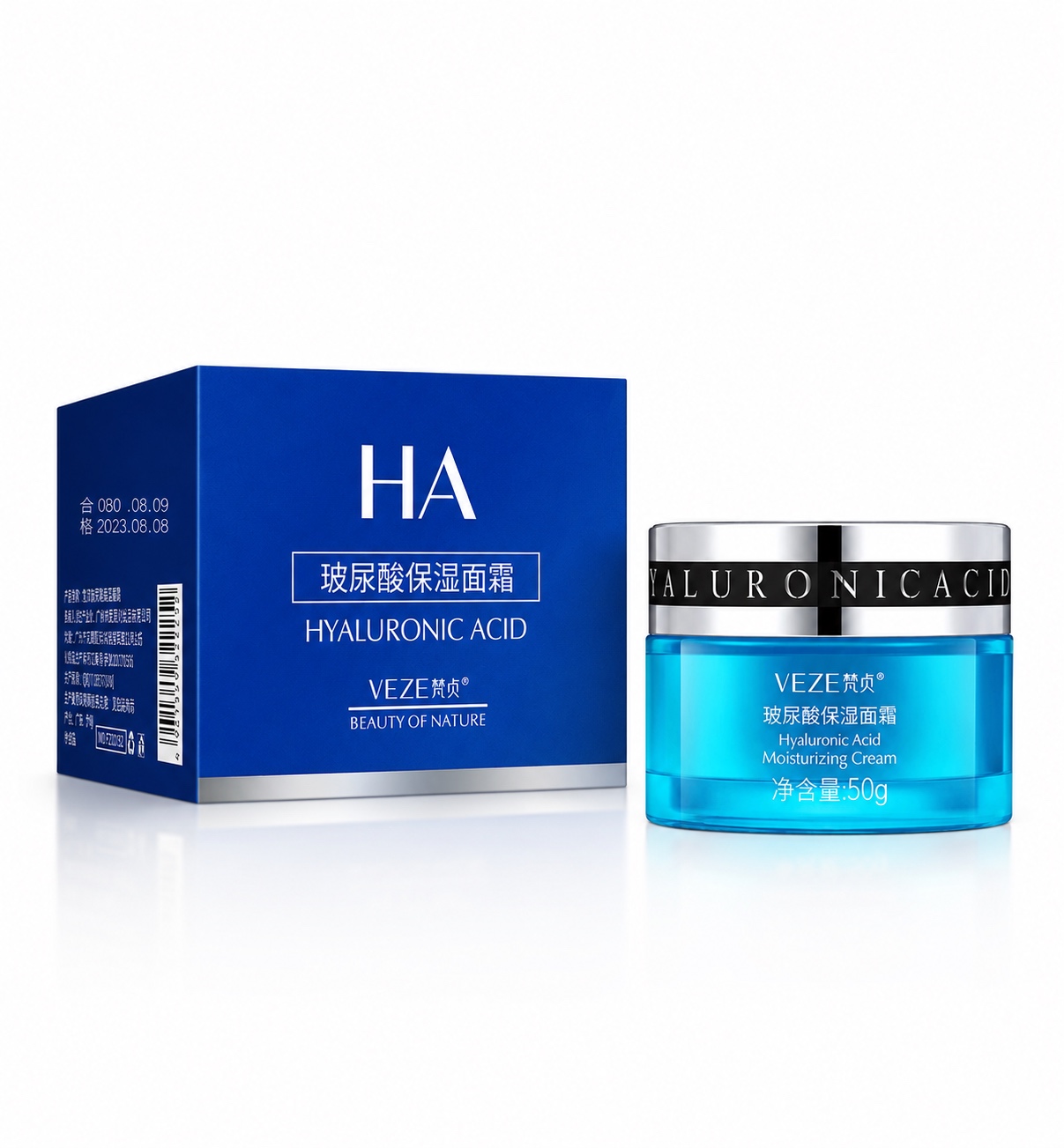зображення_viber_2026-06-09_13-12-32-857 Крем для обличчя VEZE Hyaluronic Acid Cream з гіалуроновою кислотою - Зображення 1