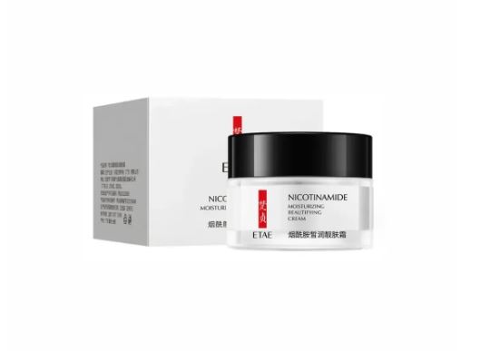 Снимок Зволожуючий крем для обличчя ETAE Nicotinamide Moisturizing Beautifying Cream з нікотинамідом - Зображення 1
