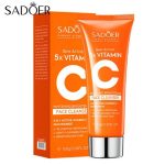 Антиоксидантна освітлююча пінка для вмивання SADOER з вітаміном С