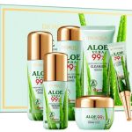 Подарунковий набір косметики для обличчя bioaqua aloe vera з екстрактом алое, 6 продуктів