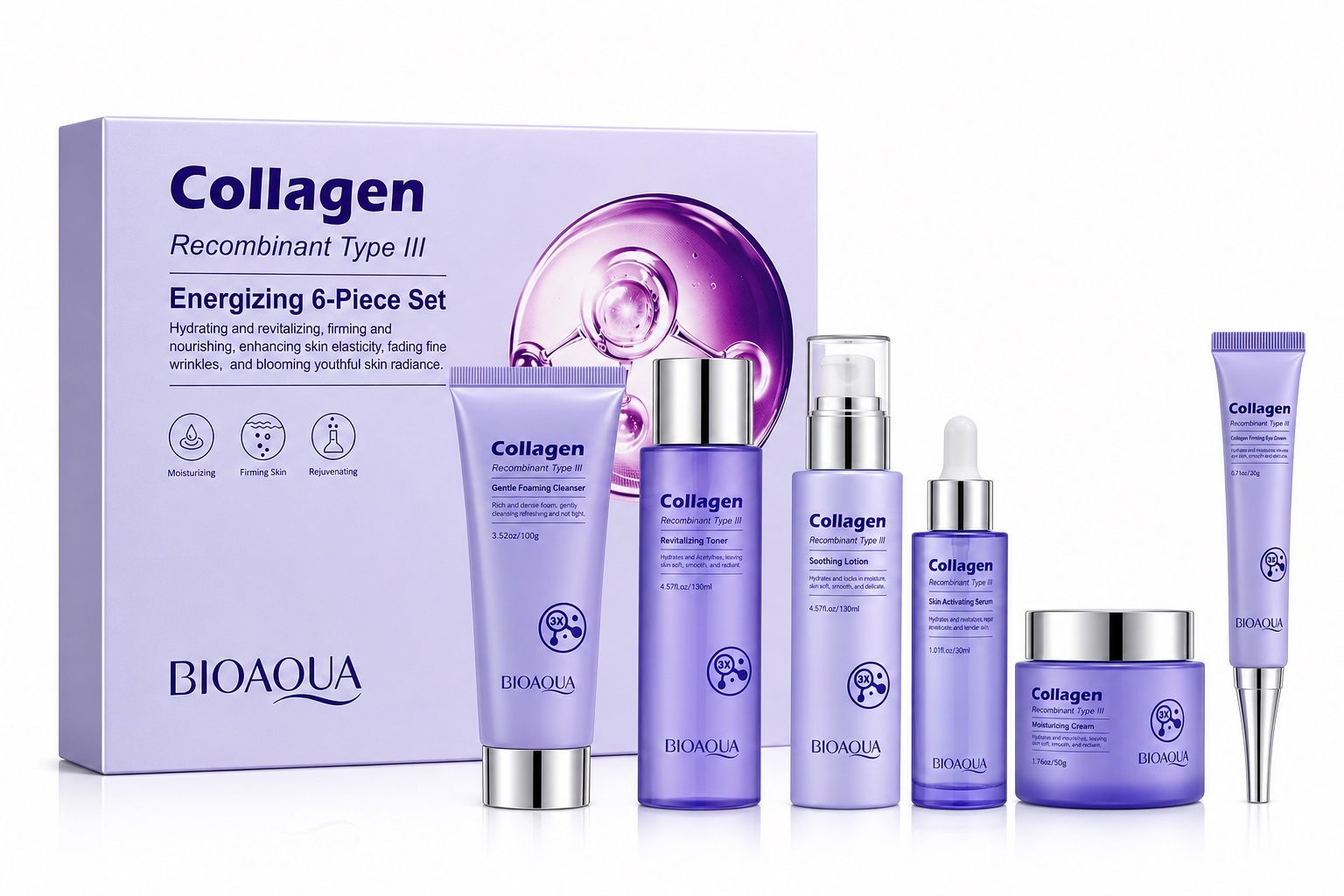 зображення_viber_2026-09-02_11-04-32-629 Подарунковий набір BIOAQUA Recombinant Type III Collagen - Зображення 1